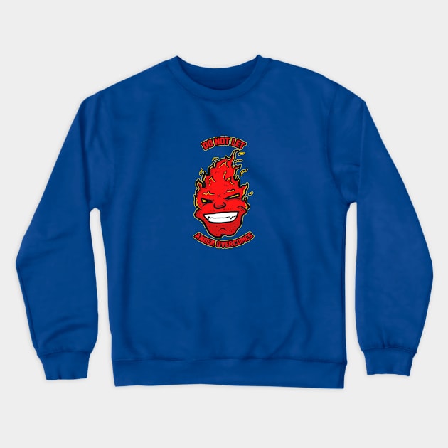 Anger Crewneck Sweatshirt by Behold Design Supply